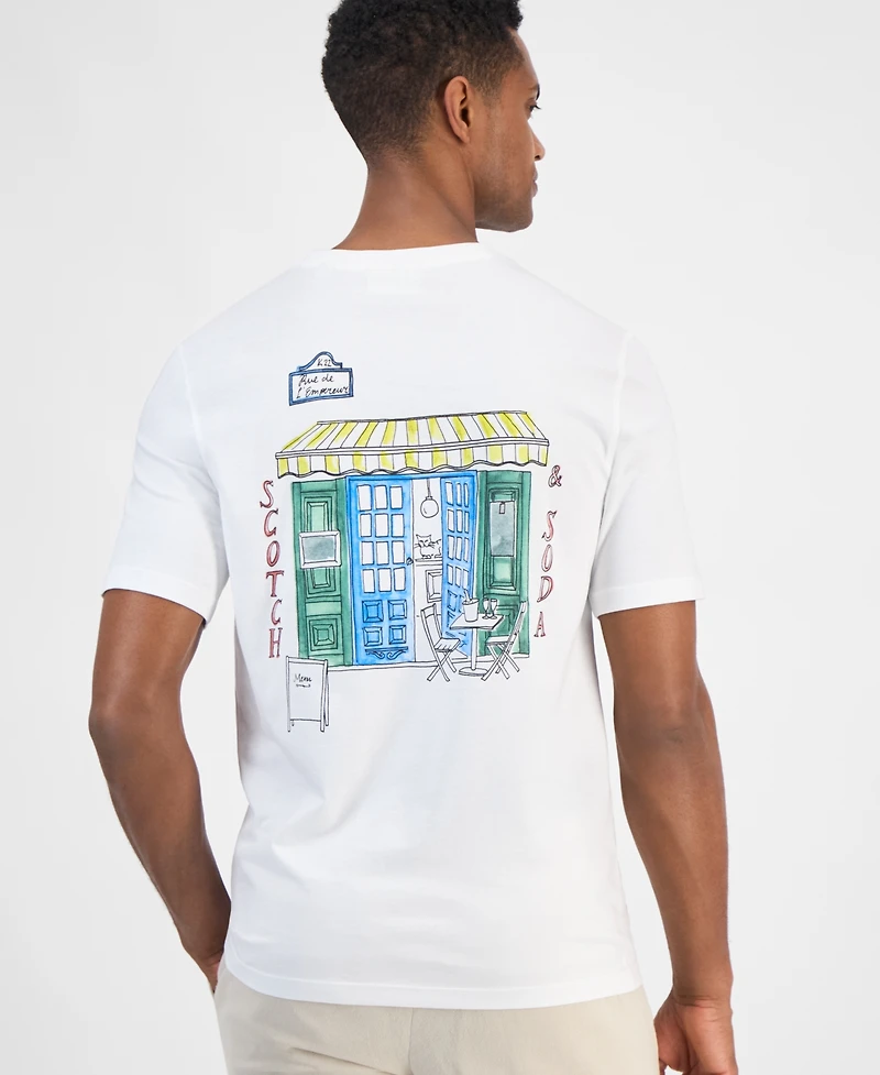 Scotch & Soda Men's Regular-Fit Graphic T-Shirt