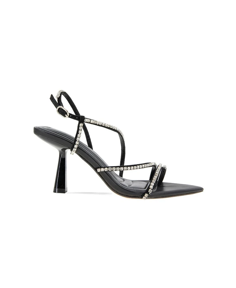 BCBGeneration Women's Ilta Rhinestone Strappy Dress Sandals