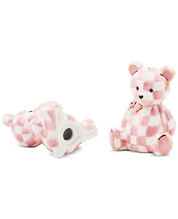Mackenzie-Childs Rosy Bear Salt & Pepper Shaker Set