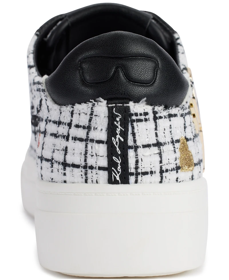 Karl Lagerfeld Paris Women's Cate Pins Lace-Up Sneakers