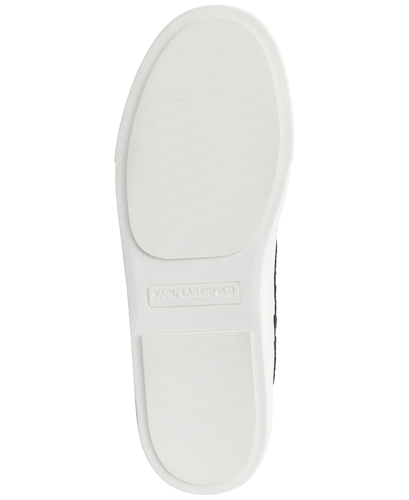 Karl Lagerfeld Paris Women's Cate Rue Pins Lace-Up Sneakers