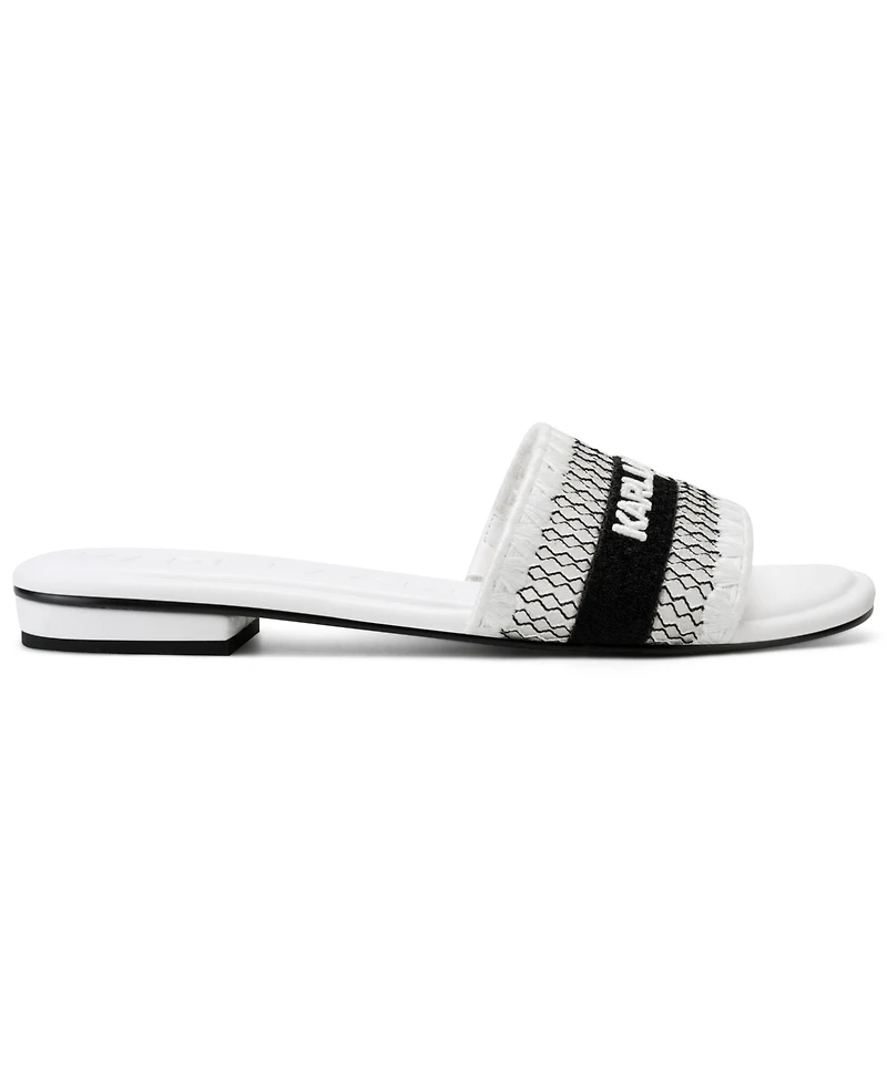 Karl Lagerfeld Paris Women's Cairra Flat Sandals