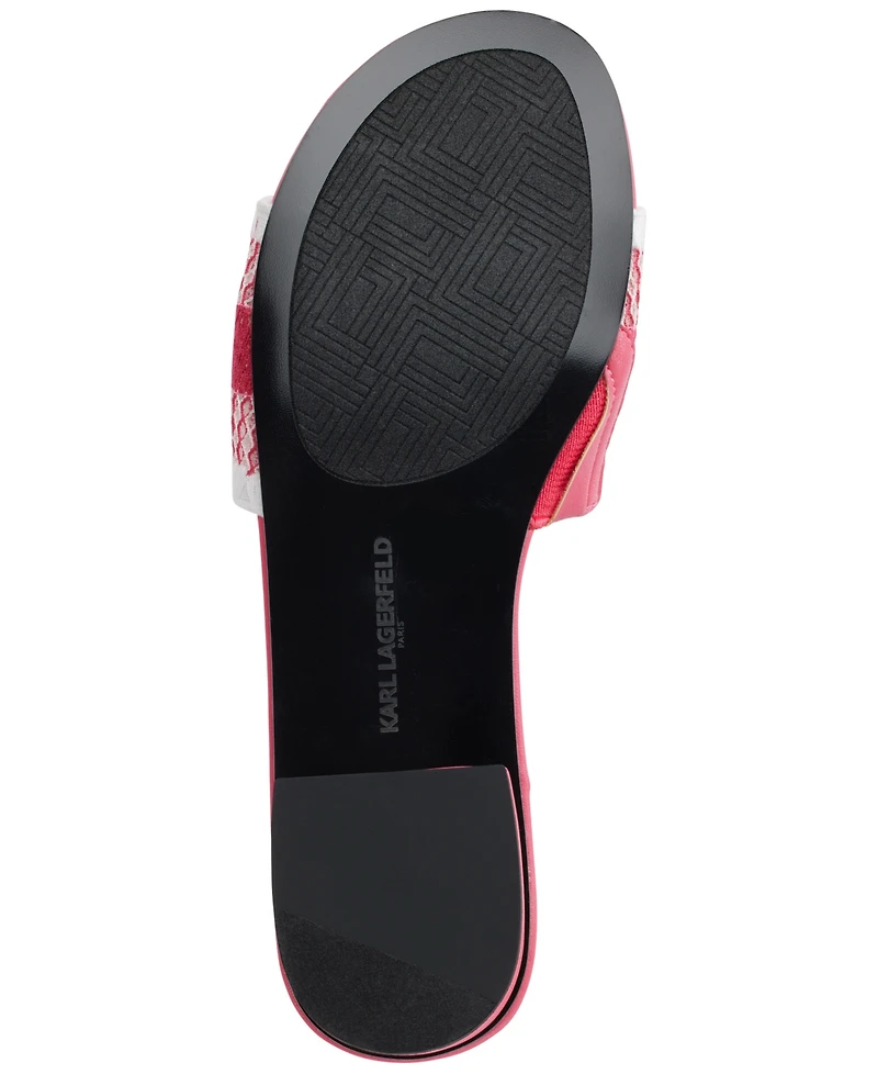 Karl Lagerfeld Paris Women's Cairra Flat Sandals