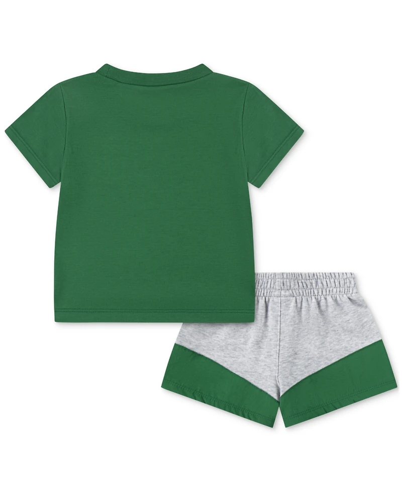 Jordan Baby Stacked Mixed T-Shirt & Shorts, 2 Piece Set