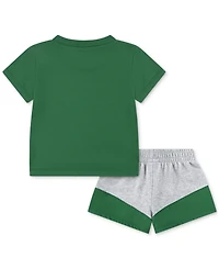 Jordan Baby Stacked Mixed T-Shirt & Shorts, 2 Piece Set