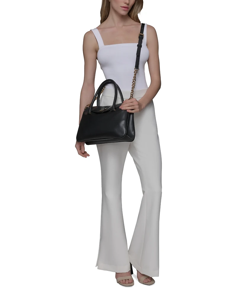 Karl Lagerfeld Paris Nadine Leather Satchel