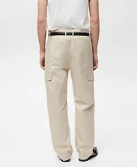 Mango Men's Relaxed-Fit Pocket Pants