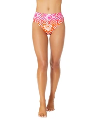 Anne Cole Women's Tie Dye Foulard Brief Bikini Bottoms