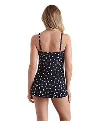ShapeSolver by Mimi Flamingo Women's Sunset Ombre Princess Seam Swimdress