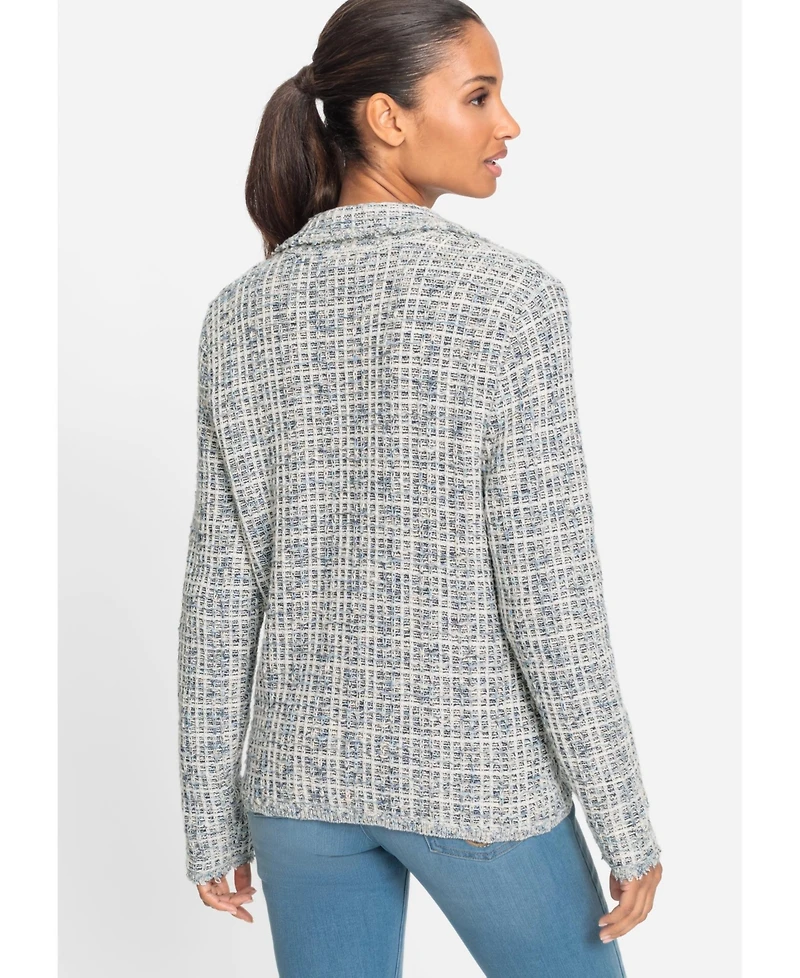 Olsen Women's Tweed Knit Jacket