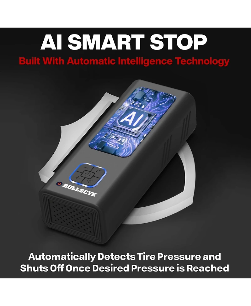 Pocket Air Pro 6000mAh Electric Portable Rechargeable Tire Inflator Air Compressor