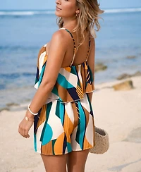 Cupshe Women's Gallery Abstract Romper