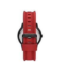 Skechers Men's Lachman Three-Hand Date, Black Alloy Watch