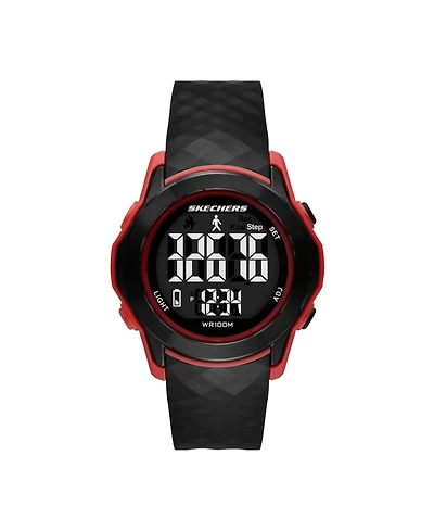 Skechers Men's Galloway Digital, Black Polycarbonate Watch