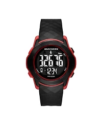 Skechers Men's Galloway Digital, Black Polycarbonate Watch
