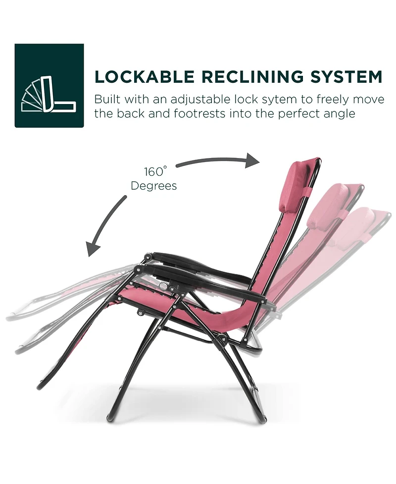 Best Choice Products Oversized Zero Gravity Chair