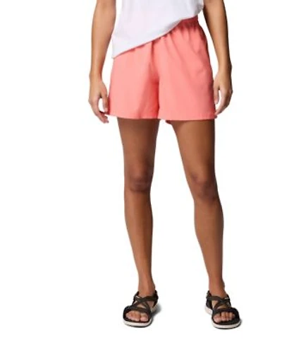 Columbia Womens Mid Rise Blue Vista Hill Shorts Xs 3x