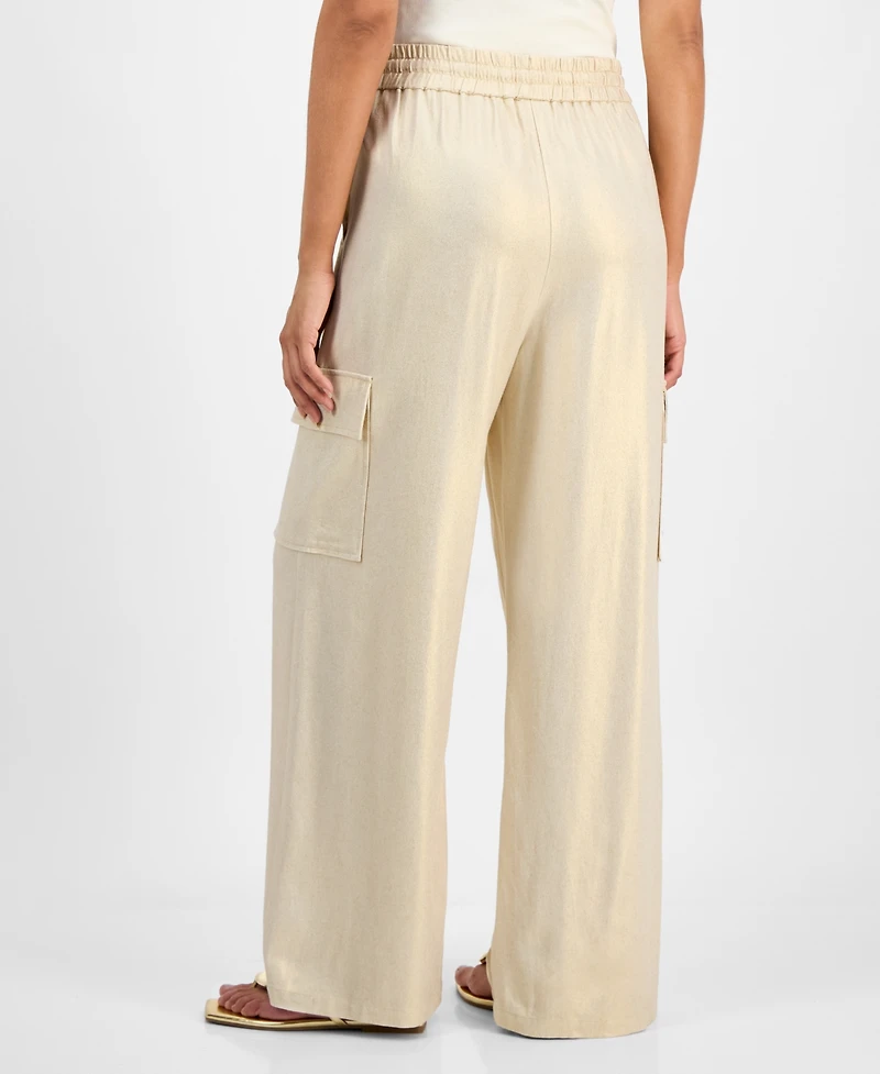 I.n.c. International Concepts Women's Drawstring Cargo Pants, Exclusively at Macy's
