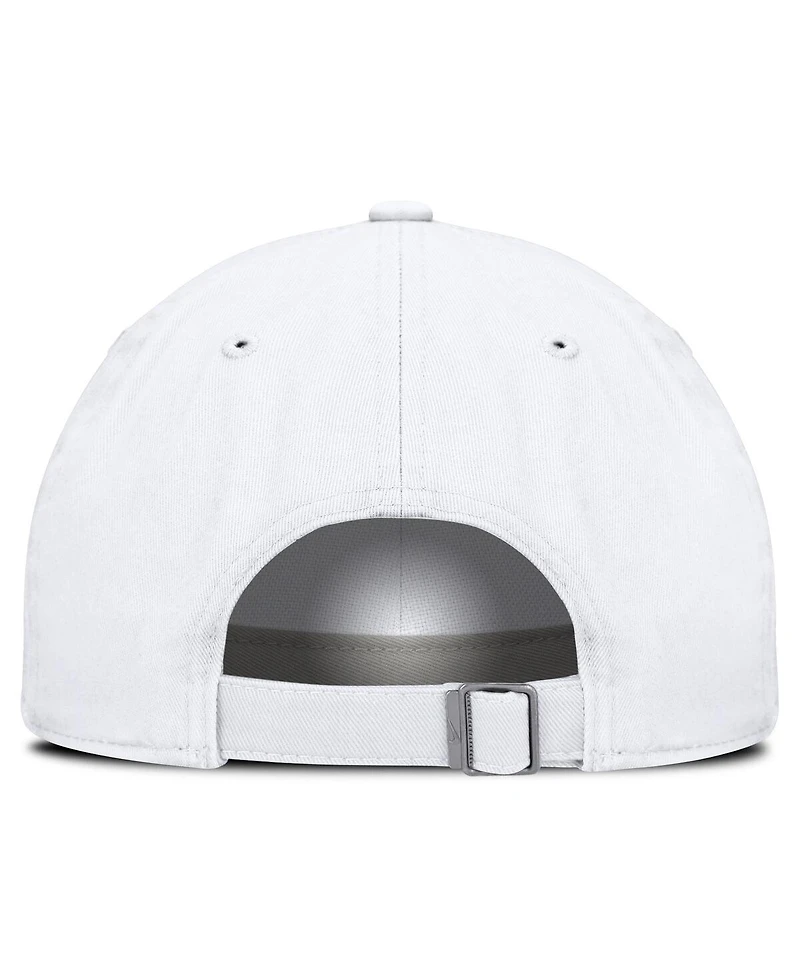 Nike Men's White Iowa Hawkeyes Core Club Mascot Wordmark Adjustable Hat