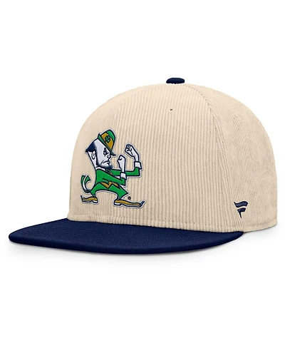 Fanatics Men's Tan Notre Dame Fighting Irish Catcher Snapback Hat