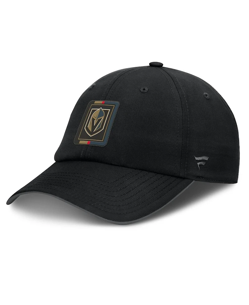Fanatics Men's Gray/Black Vegas Golden Knights Authentic Pro Ripstop Adjustable Hat