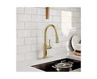 Casainc Smart Faucet Touchless Pull Down Sprayer Kitchen with Voice and Motion Control