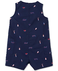 Carter's Baby Boys 4th of July Button-Down Romper