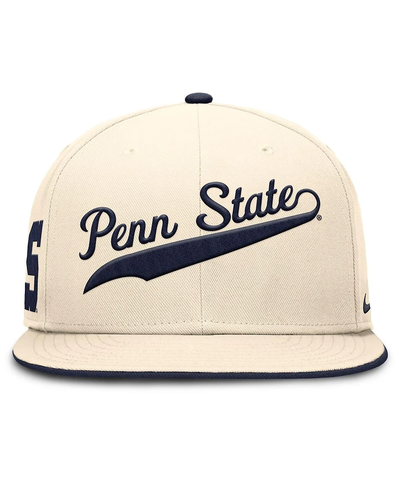 Nike Men's Natural Penn State Nittany Lions Primetime True Performance Fitted Hat