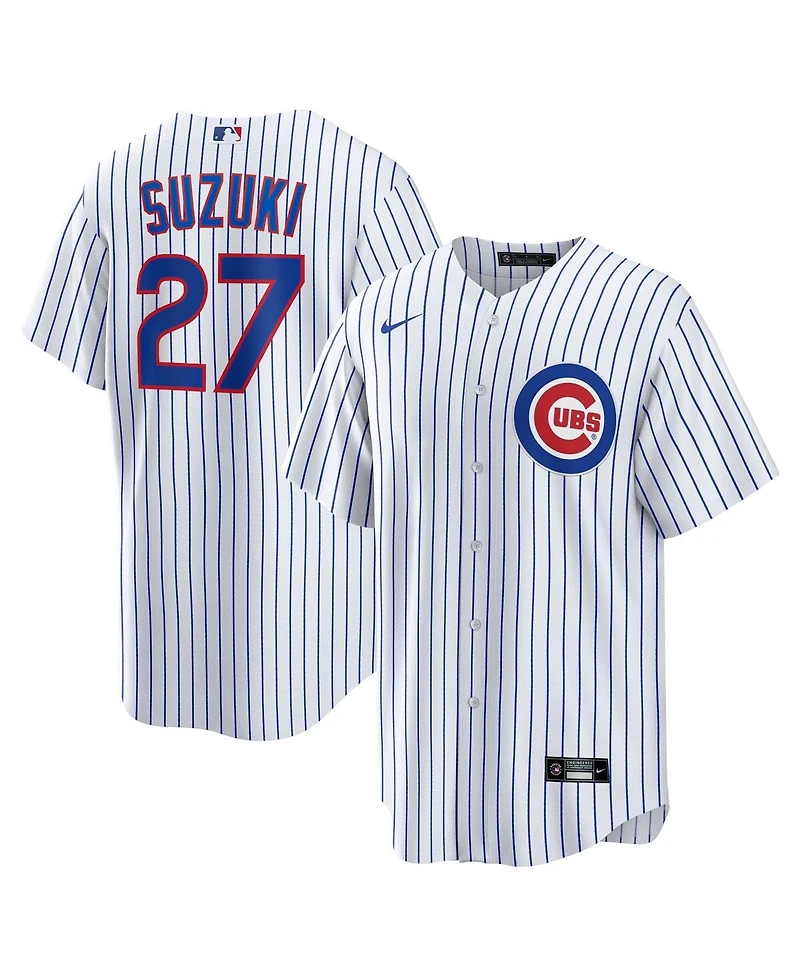 Nike Men's Seiya Suzuki White Chicago Cubs Home Replica Jersey