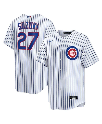 Nike Men's Seiya Suzuki White Chicago Cubs Home Replica Jersey