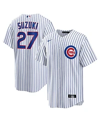 Nike Men's Seiya Suzuki White Chicago Cubs Home Replica Jersey