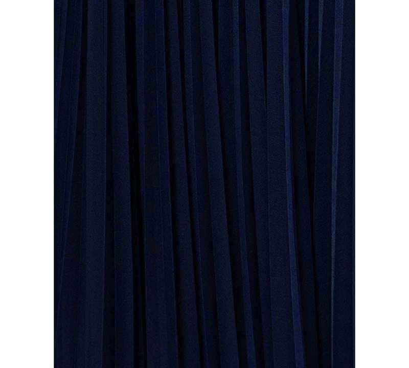 Betsy & Adam Women's Long Mesh Sequin-Waist Dress