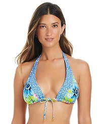 Bleu by Rod Beattie Women's Lets Get Away Triangle Bikini Top