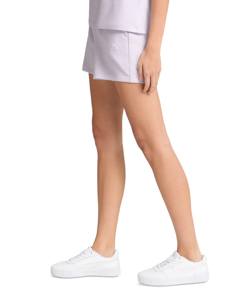 Puma Women's Essential Small No.1 Logo High-Waisted Shorts