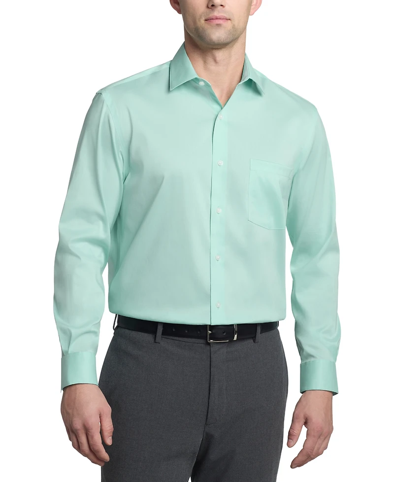 Van Heusen Men's Regular Fit Ultra Wrinkle Free Spread Collar Dress Shirt