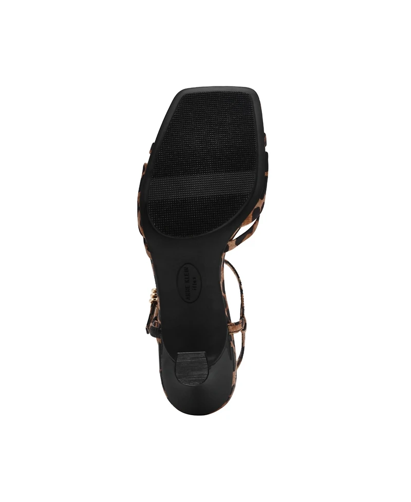 Anne Klein Women's Jelena Ankle Buckle Strap Dress Sandals
