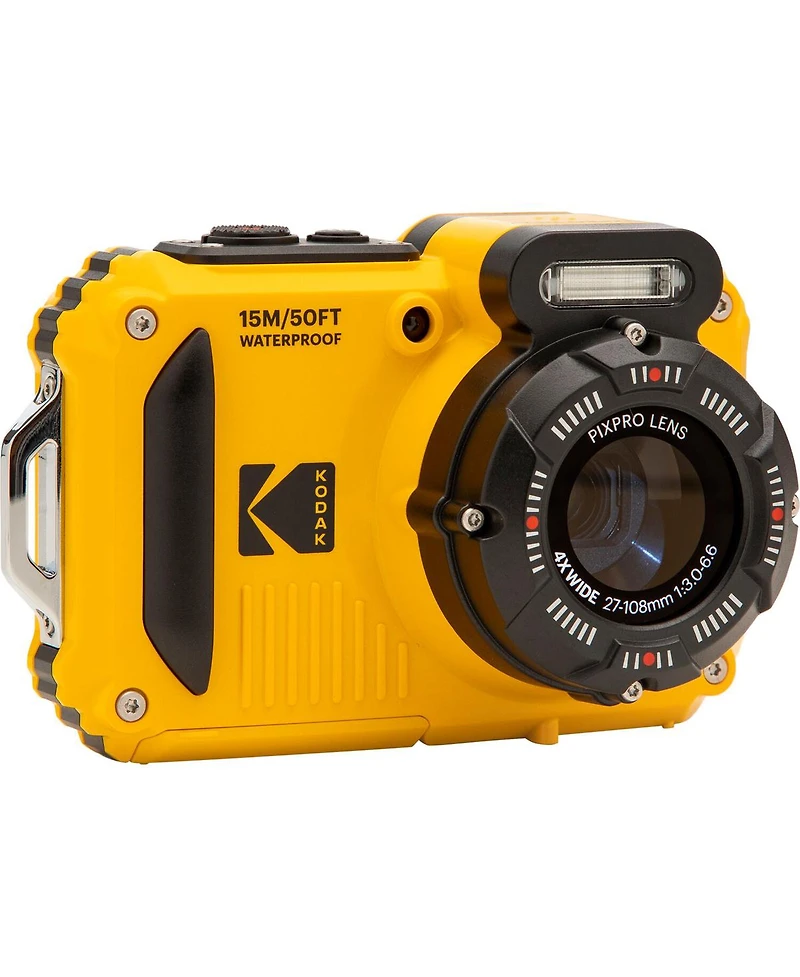 Kodak Pixpro WPZ2 Rugged Waterproof 16MP Digital Camera with 4x Zoom (Yellow)