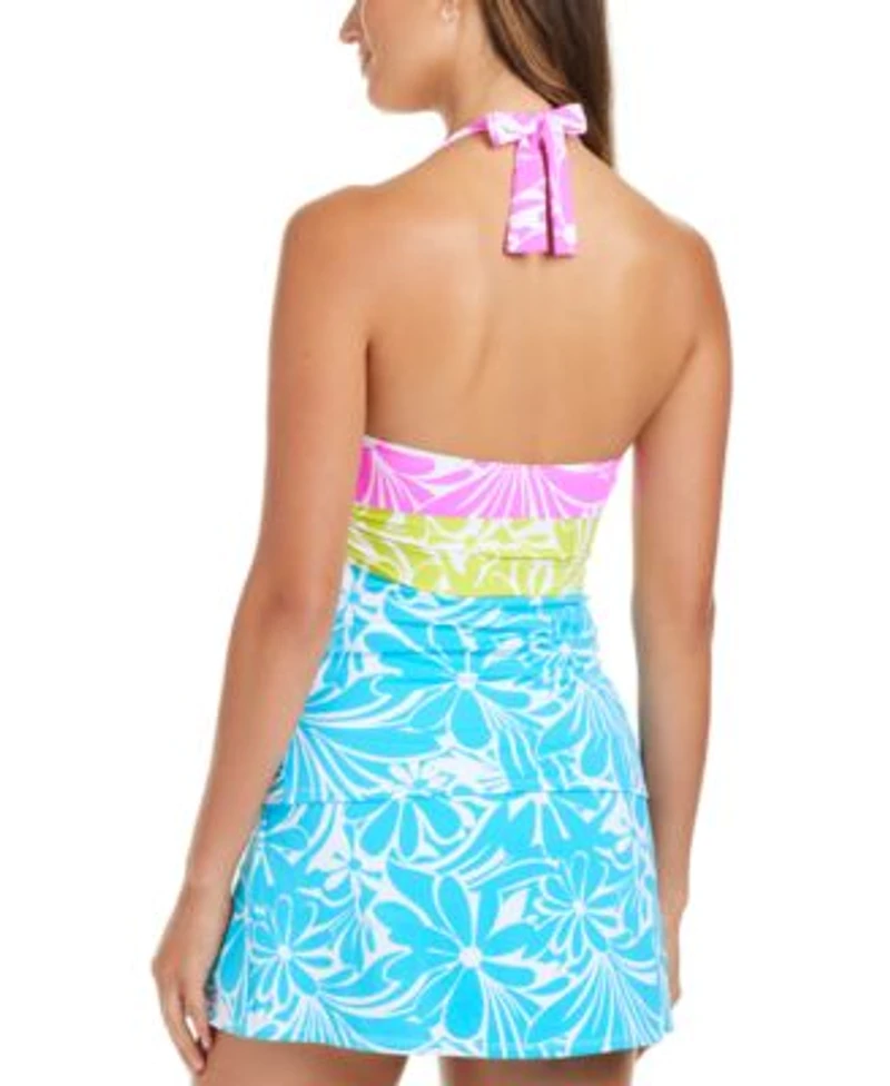 Bleu Rod Beattie Sock It To Me Tankini Top Skirted Bikini Bottoms