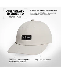 adidas Men's Court Relaxed Strapback Hat