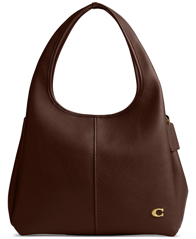 Coach Lana Medium Pebbled Leather Shoulder Bag