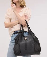 Sam Edelman Sylvia Raffia Large Tobo Bag