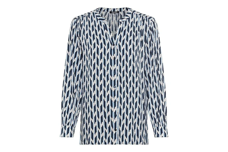 Olsen Women's Geo Print Tunic Shirt