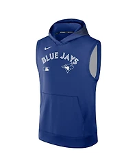 Nike Men's Royal Toronto Blue Jays Authentic Collection Performance Sleeveless Pullover Hoodie