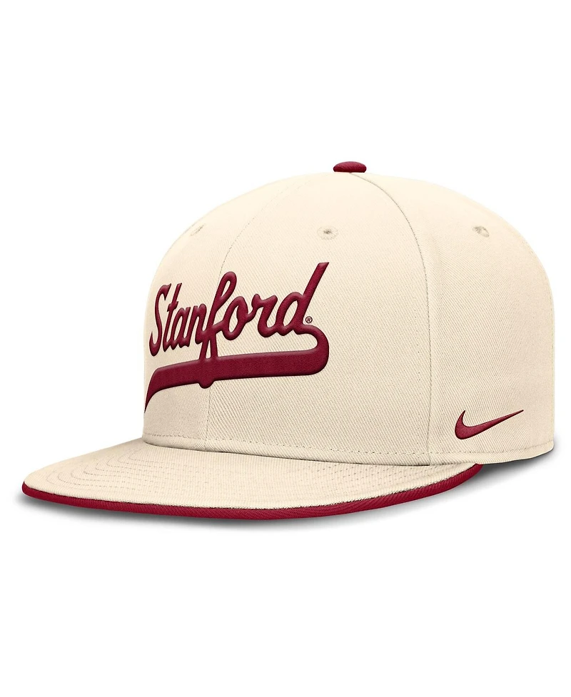 Nike Men's Natural Stanford Cardinal Primetime True Performance Fitted Hat