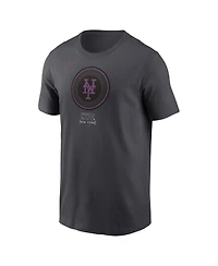 Nike Men's Charcoal New York Mets 2024 City Connect Large Logo T-Shirt