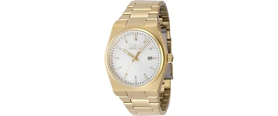Invicta Men's 48400 Speedway Quartz 3 Hand Silver Dial Watch