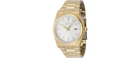 Invicta Men's 48400 Speedway Quartz 3 Hand Silver Dial Watch
