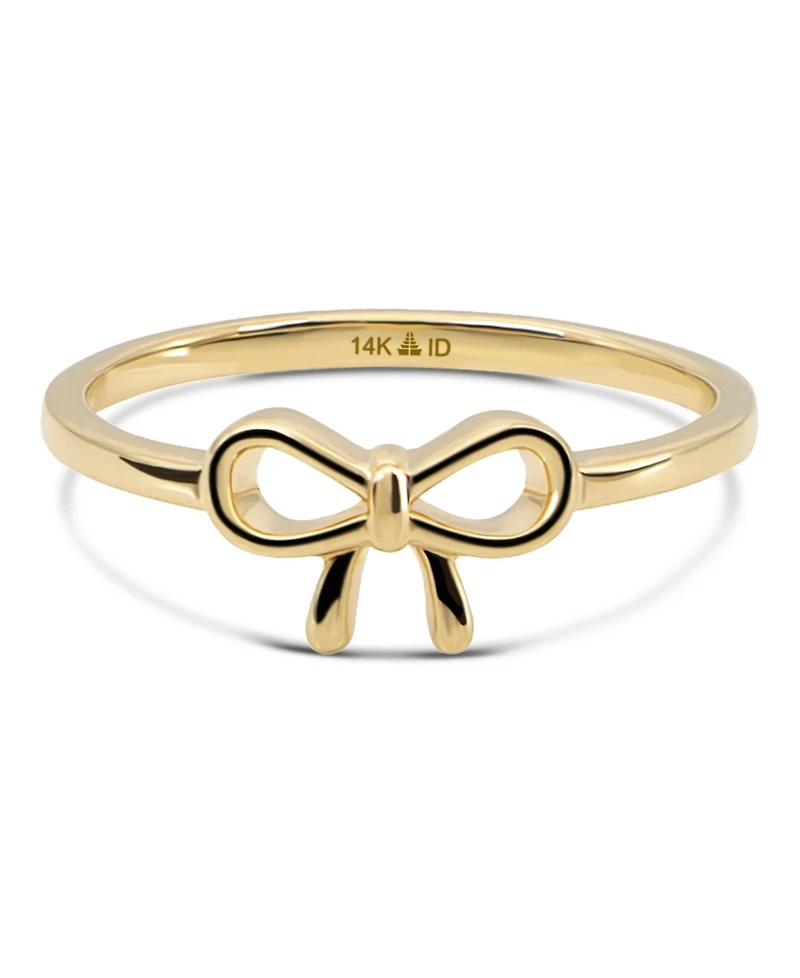 Devata Bow Ring 14K Gold, approx. grams