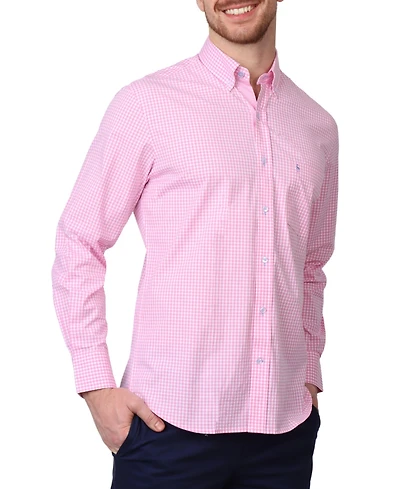 Tailorbyrd Men's Signature Gingham Long Sleeve Shirt
