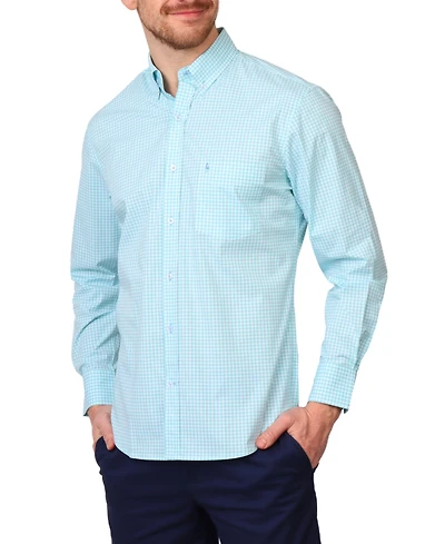 Tailorbyrd Men's Signature Gingham Long Sleeve Shirt